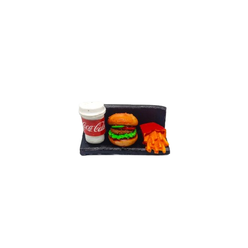 Burger Coke and Fries Fridge Magnet